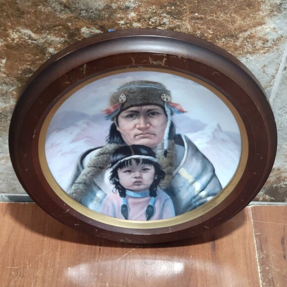 Vague Shadows The Chippewa Nation Decorative Collector Plate by Perillo Fifth Is - Picture 11 of 12